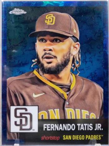 Fernando Tatis Jr. [Toile White Blue] #100