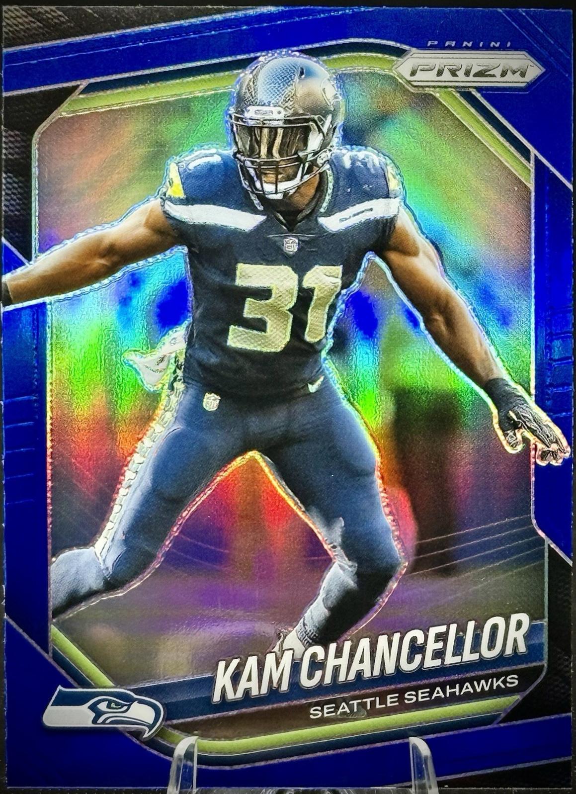 Kam Chancellor [Blue] #217 Prices | 2025 Panini Prizm | Football Cards