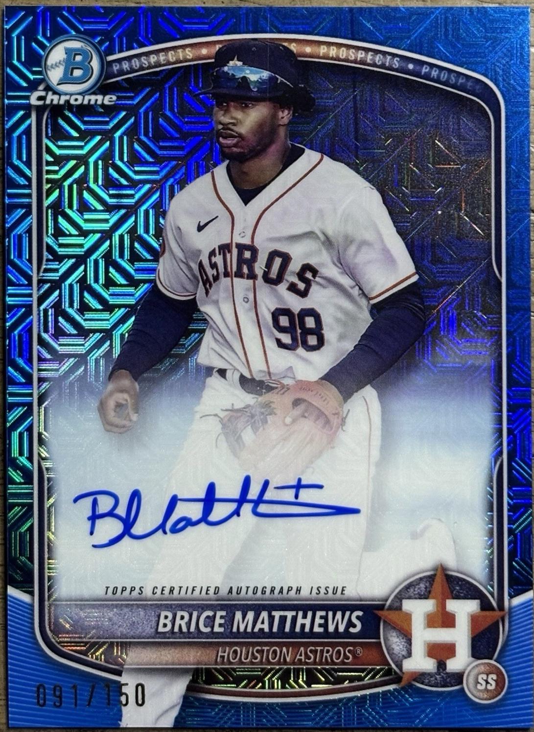 Brice Matthews [Blue Refractor] #BMA-BMA