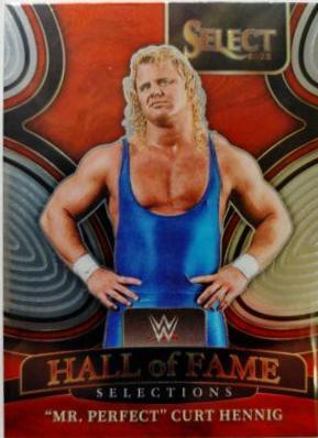 Mr. Perfect Curt Hennig #19 Wrestling Cards 2022 Panini Select WWE Hall of Fame Selections