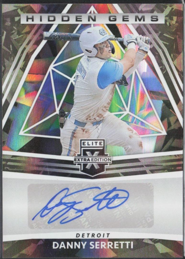 Danny Serretti #HG-DS 2022 Panini Elite Extra Edition Hidden Gems Autographs Baseball