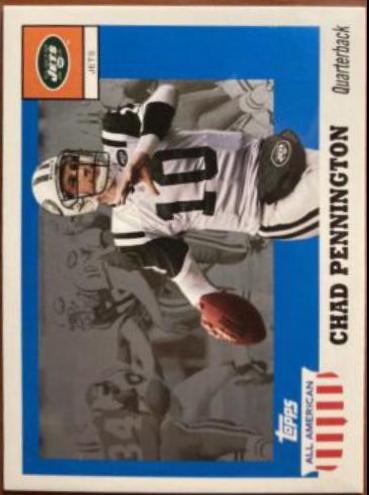 Chad Pennington #11 Football Cards 2003 Topps All American