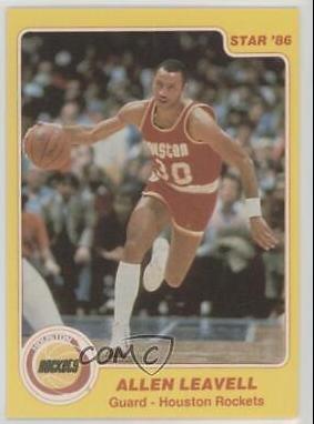 Allen Leavell #19 Basketball Cards 1985 Star