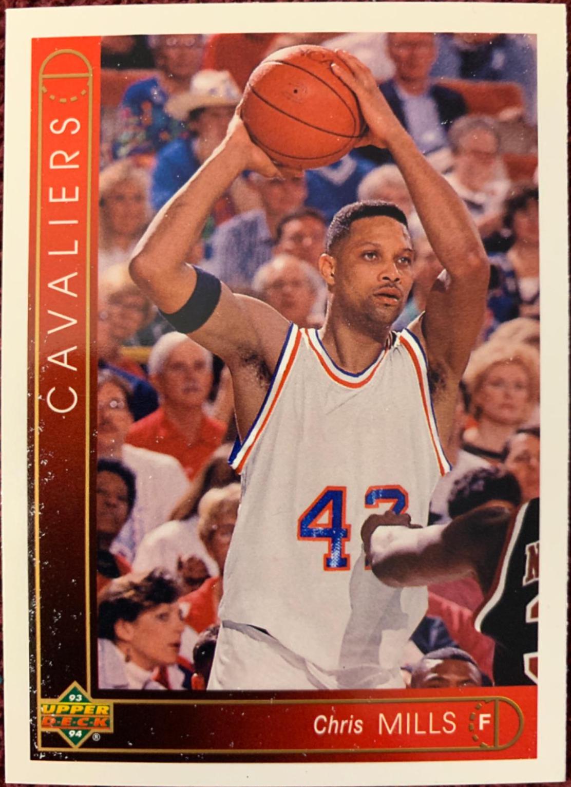Chris Mills #160 Basketball Cards 1993 Upper Deck