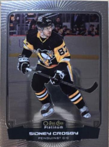 Sidney Crosby #P-SC Hockey Cards 2022 O Pee Chee Platinum Previews