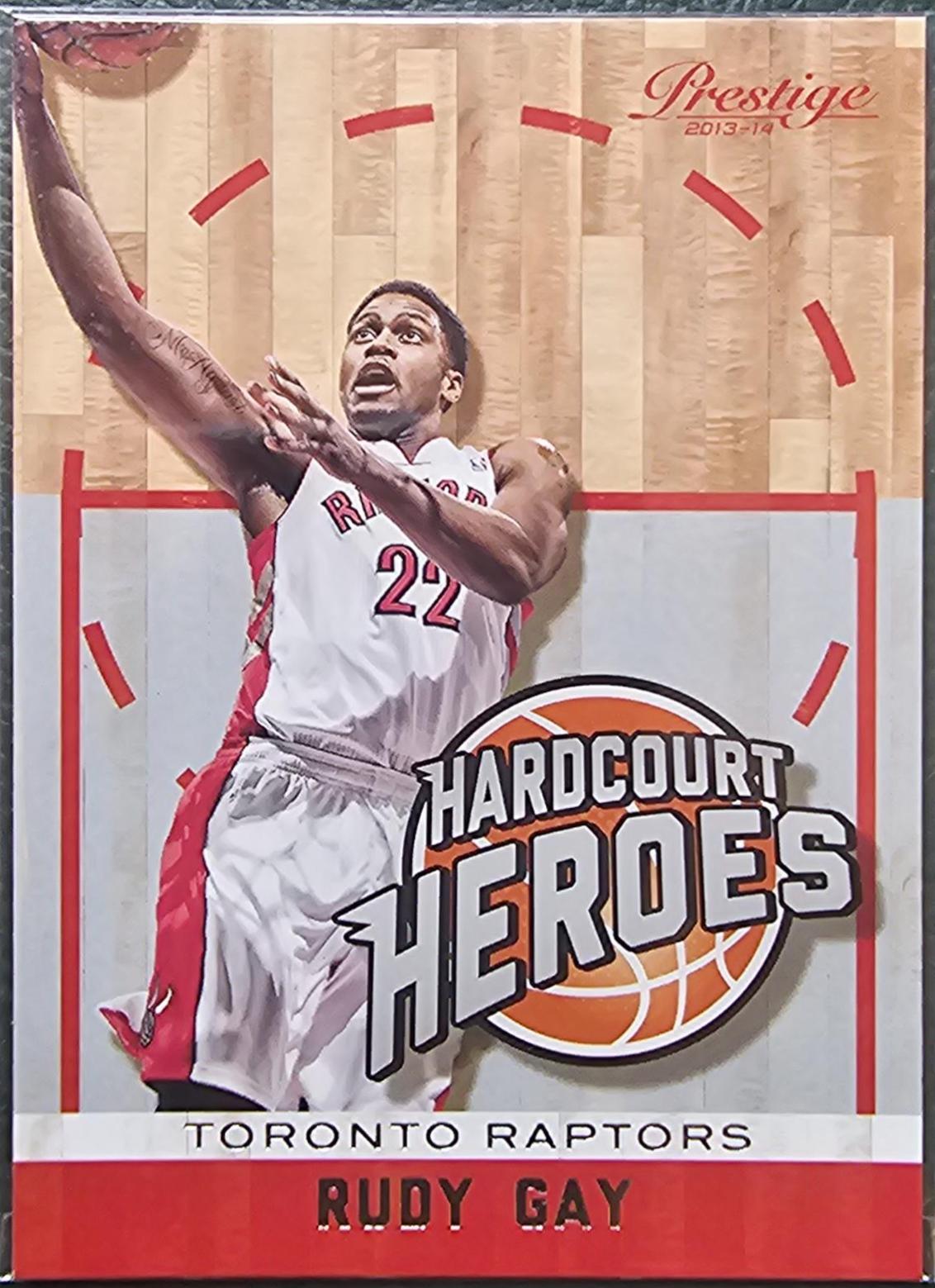 Rudy Gay #5 Basketball Cards 2013 Panini Prestige Hardcourt Heroes