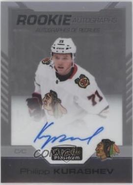 Philipp Kurashev #R-KU Hockey Cards 2021 O-Pee-Chee Platinum 2020 Update Rookie Autograph