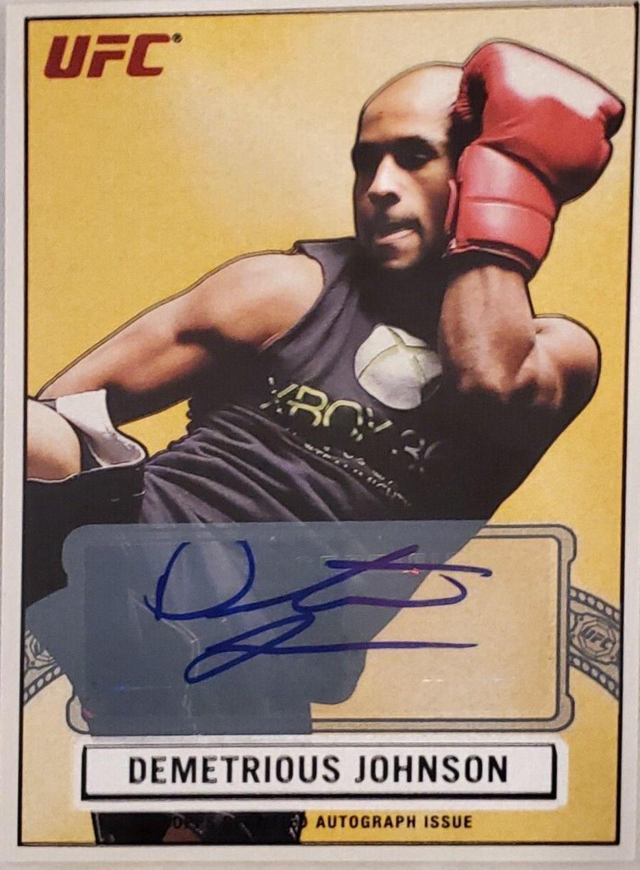 Demetrious Johnson #AOS-DJ Ufc Cards 2013 Topps UFC Bloodlines Octagon Side Autographs