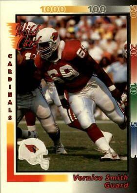 Vernice Smith #382 Football Cards 1992 Wild Card