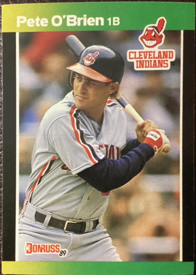 Pete O’Brien #5 Baseball Cards 1989 Donruss Baseball's Best