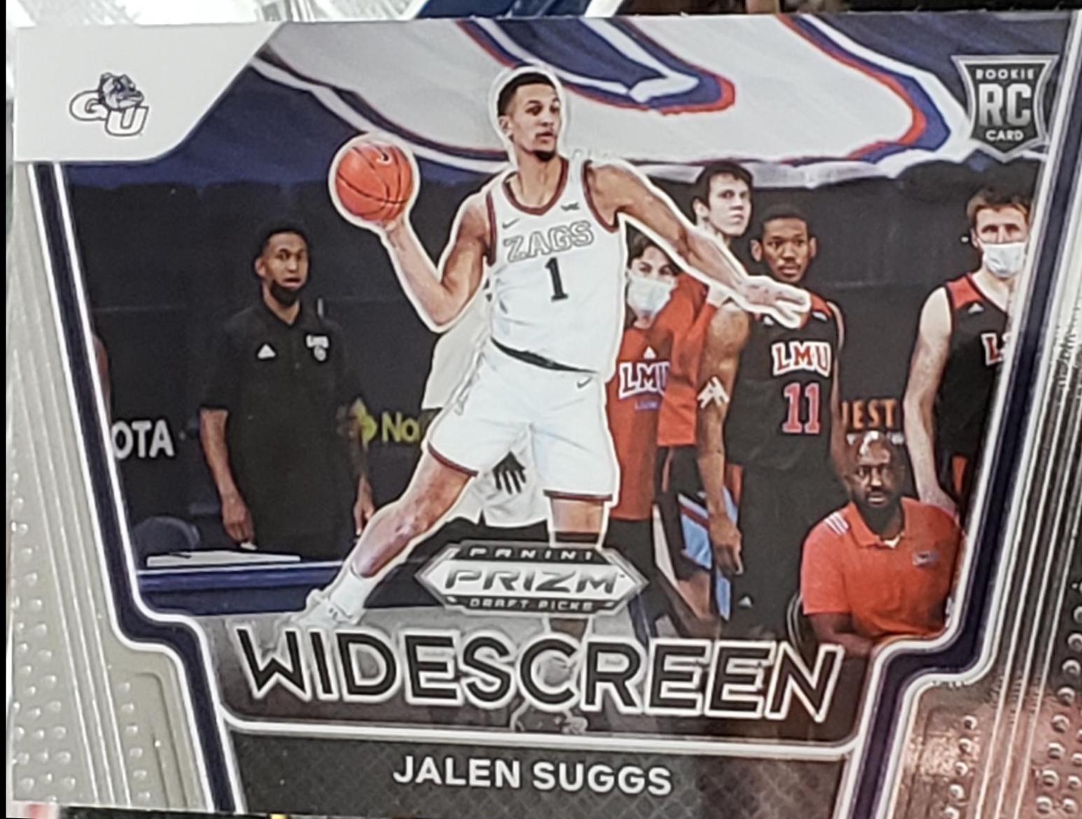 Jalen Suggs #3 Basketball Cards 2021 Panini Prizm Draft Picks Widescreen