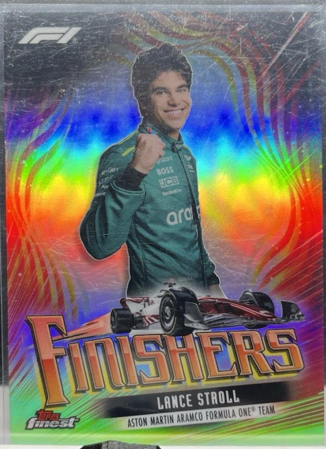 Lance Stroll #FIN-6 Racing Cards 2024 Topps Finest Formula 1 Finishers