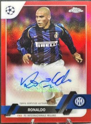 Ronaldo #CA-R 2022 Topps Chrome UEFA Club Competitions Autographs