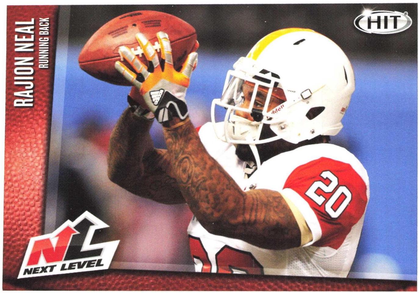 Rajion Neal #89 Football Cards 2014 Sage Hit