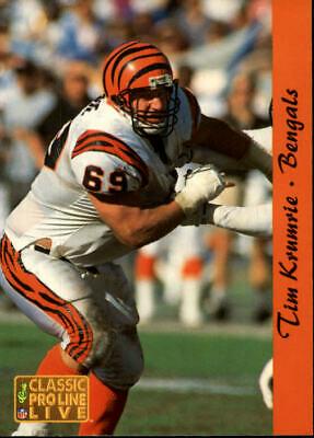 Tim Krumrie #35 Football Cards 1993 Pro Line Live