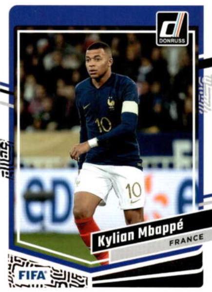 Kylian Mbappe #17 Soccer Cards 2023 Panini Donruss