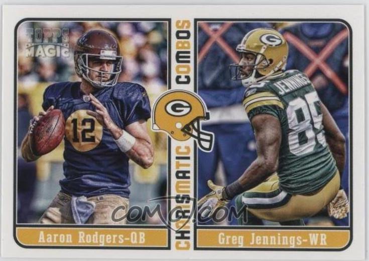 Aaron Rodgers / Greg Jennings #CC-RJ Football Cards 2012 Topps Magic Charismatic Combos