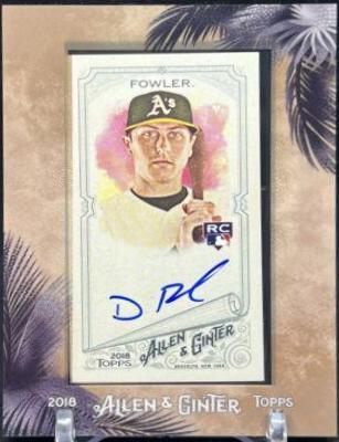 Dustin Fowler #MA-DF Baseball Cards 2018 Topps Allen & Ginter Framed Mini Autographs