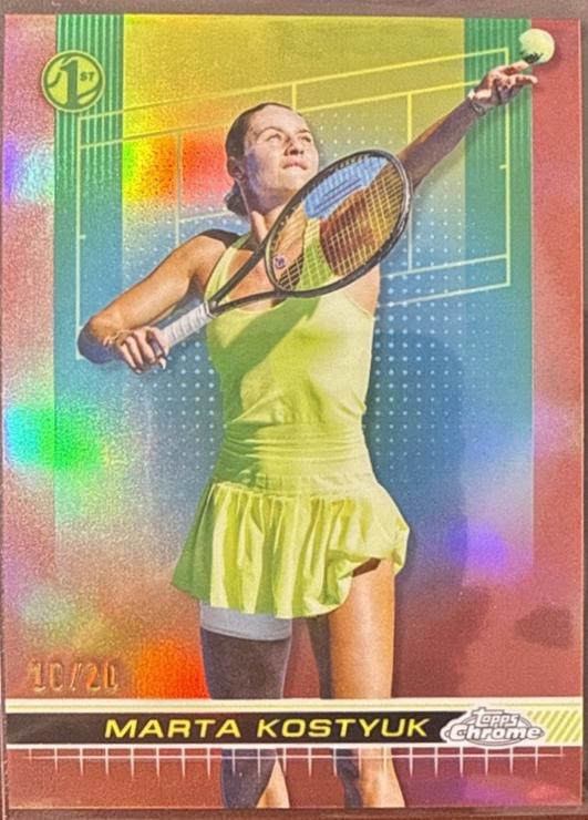 Marta Kostyuk [Rose Gold Refractor] #149 Prices | 2024 Topps