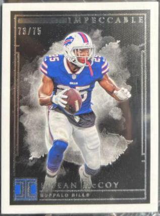 LeSean McCoy #6 Football Cards 2019 Panini Impeccable