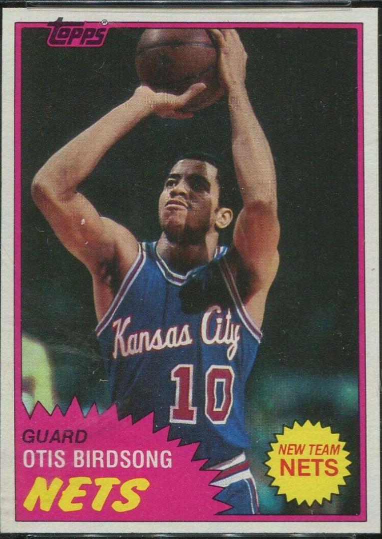 Otis Birdsong #17 Basketball Cards 1981 Topps