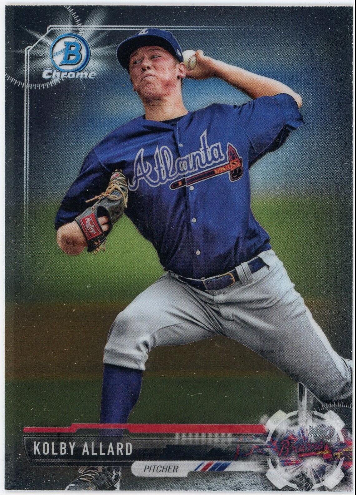 Kolby Allard #BDC36 2017 Bowman Draft Chrome Baseball