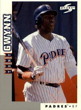 Tony Gwynn #9 Baseball Cards 1998 Score Rookie Traded