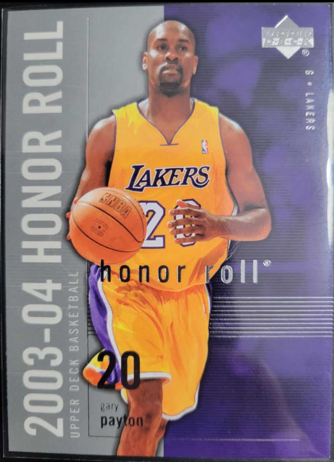 Gary Payton #37 Basketball Cards 2003 Upper Deck Honor Roll