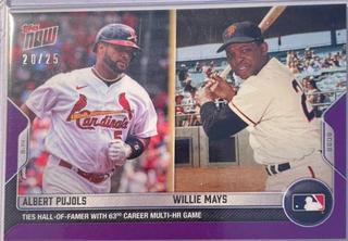 Albert Pujols / Willie Mays