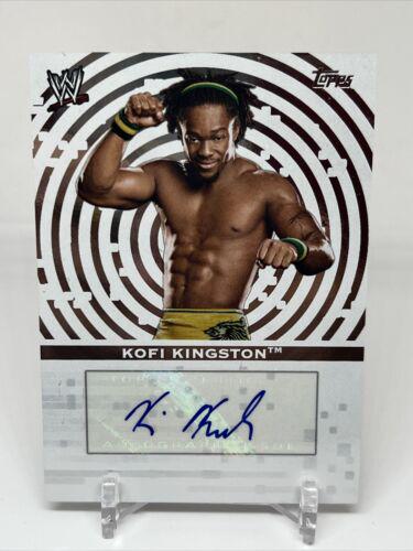 Kofi Kingston #A-KK Wrestling Cards 2010 Topps WWE Autographs