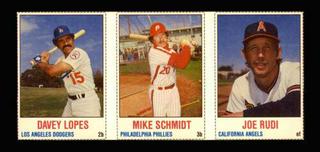 Davey Lopes, Joe Rudi, Mike Schmidt
