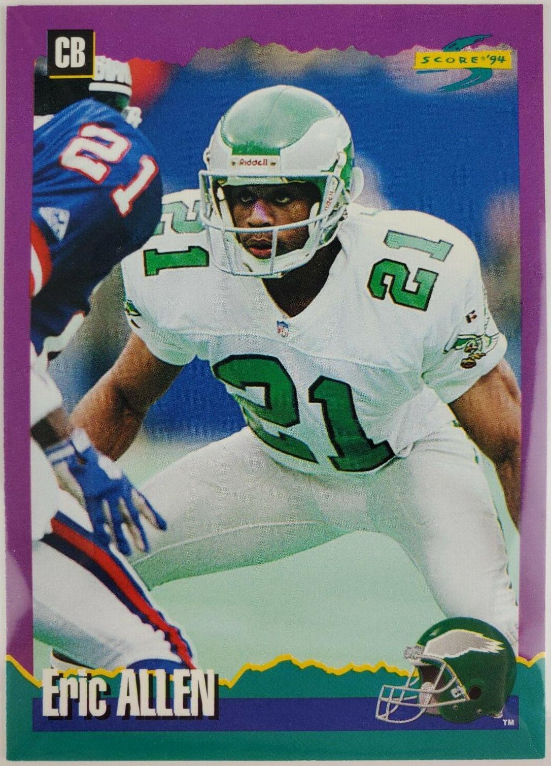 Eric Allen #15 Football Cards 1994 Panini Score