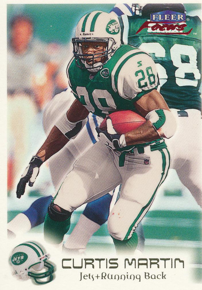 Curtis Martin #83 1999 Fleer Focus Football