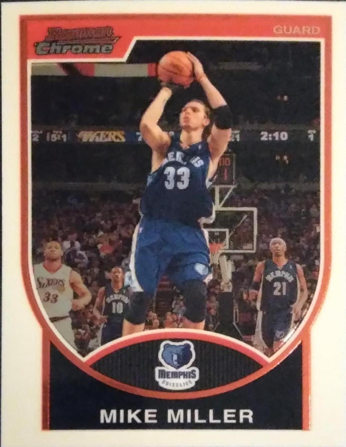 Mike Miller #36 Basketball Cards 2007 Bowman Chrome