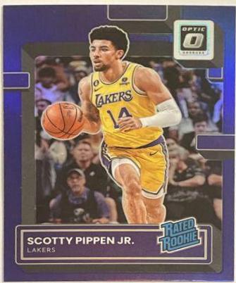 Carte Panini Donruss Optic 2023 – Scottie Pippen Jr. Rookie Auto, Lakers, Non Gradée