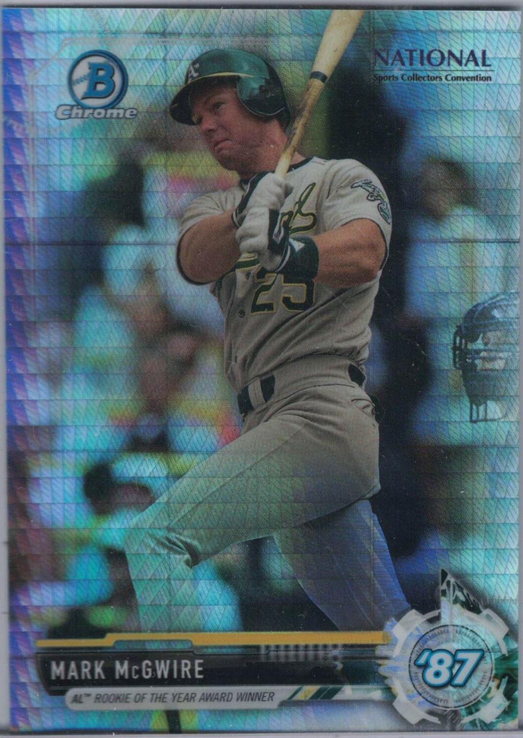 Mark McGwire #BNR-MM 2017 Bowman Chrome National Convention Baseball