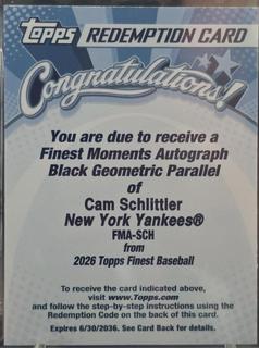 Cam Schlittler