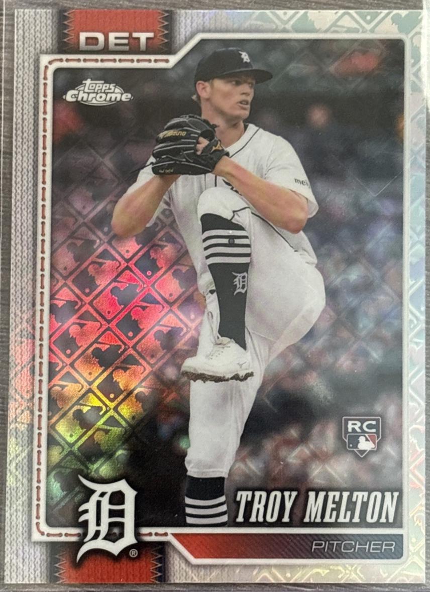 Troy Melton #202 2026 Topps Chrome Logofractor Baseball
