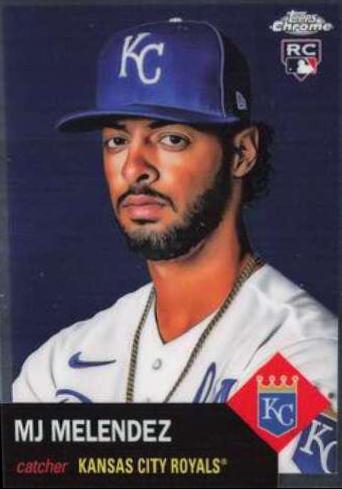 MJ Melendez #33 Baseball Cards 2022 Topps Chrome Platinum Anniversary