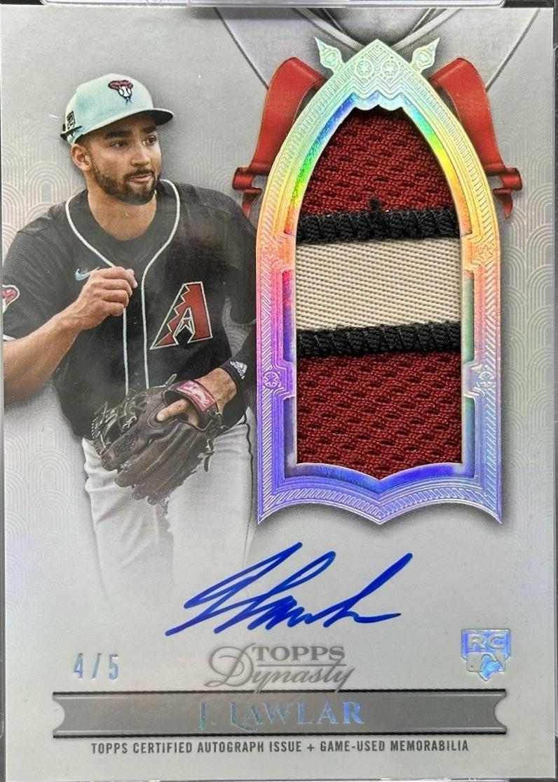 Jordan Lawlar #DAPB-JLA2 2024 Topps Dynasty Baseball