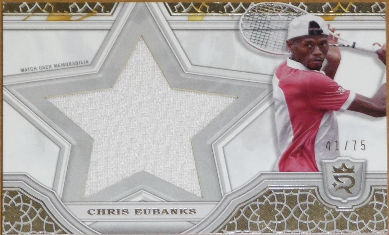 Chris Eubanks #SRR-CE Tennis Cards 2024 Topps Royalty Star Relic