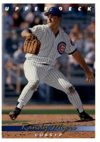 Randy Myers #667 Baseball Cards 1993 Upper Deck