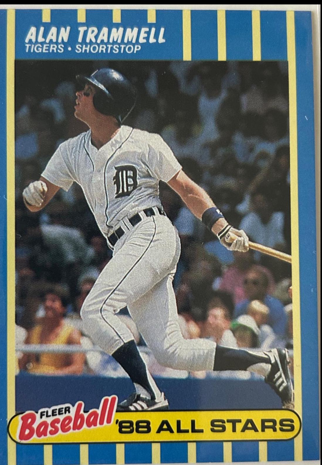 Alan Trammell #42 Baseball Cards 1988 Fleer Baseball All Stars
