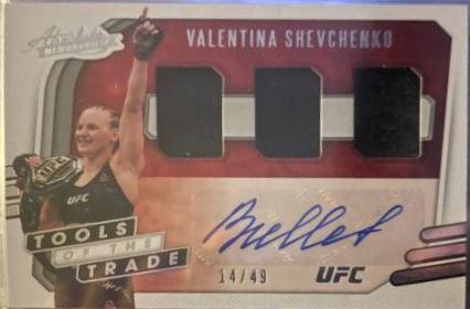 Valentina Shevchenko #CS-VSH Ufc Cards 2021 Panini Chronicles UFC Signatures