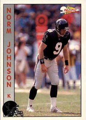 Norm Johnson #13 Football Cards 1992 Pacific