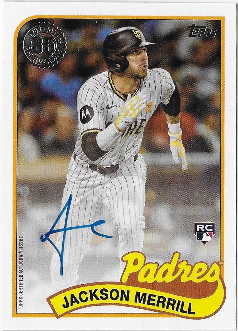 TOPPS PRO DEBUT JACKSON MERRILL オートグラフ（On-Card Auto-Relic 