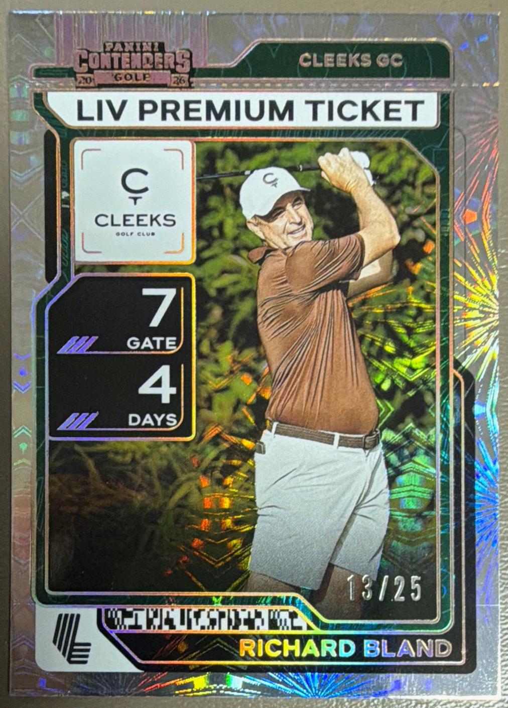 Richard Bland #6 2026 Panini Contenders LIV Golf