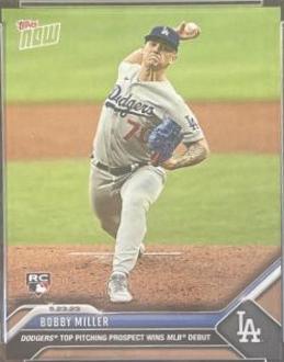 Bobby Miller #338 2023 Topps Now Baseball
