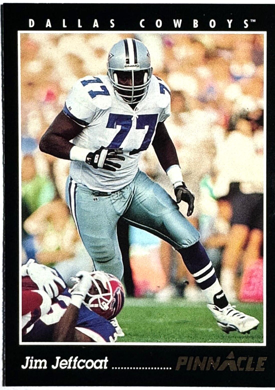Jim Jeffcoat #8 Football Cards 1993 Pinnacle