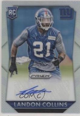 Landon Collins #RS-LC 2015 Panini Prizm Football Rookie Signatures